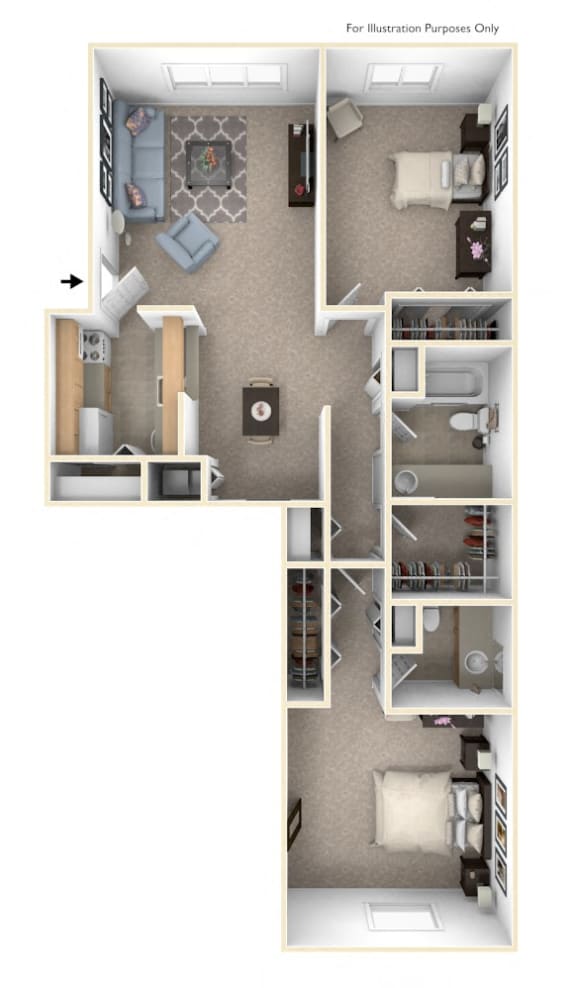 1 & 2 Bedroom Apartments in Springfield, MO Old Monterey Apartments